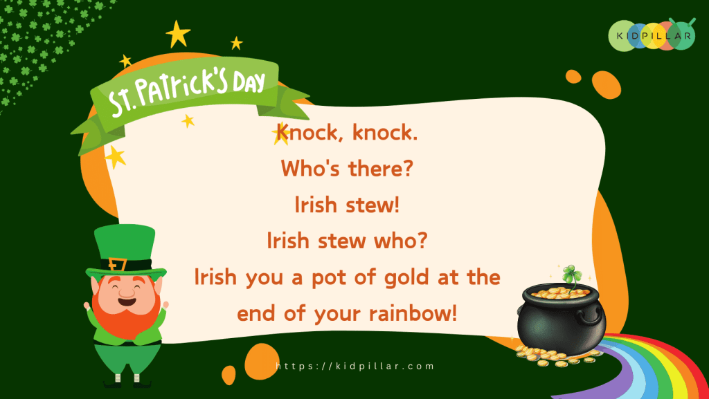 patrick's day knock knock jokes kids