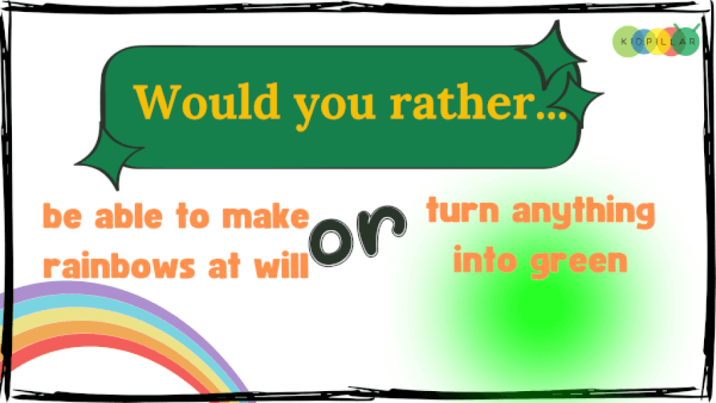 Patrick's day Would you rather questions