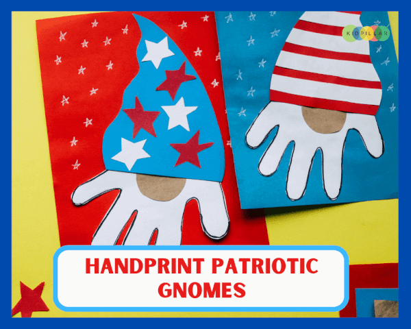 Patriotic gnomes craft for kids