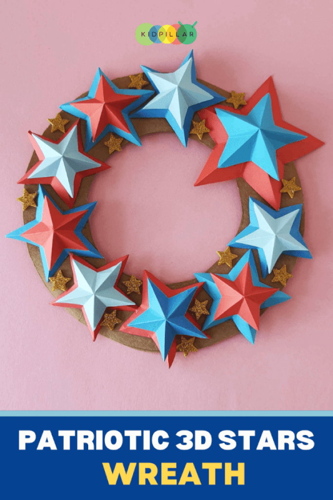 patriotic star wreath craft