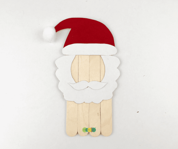 Popsicle stick Santa craft