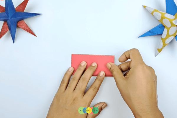 Fold paper for origami star craft