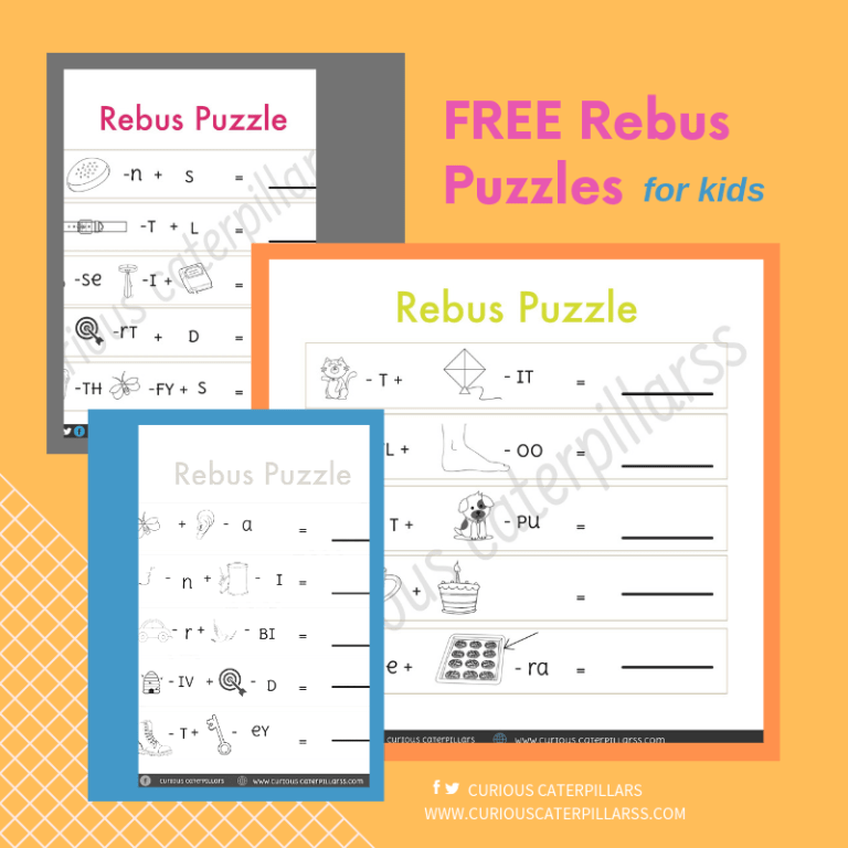 Free rebus puzzles for kids