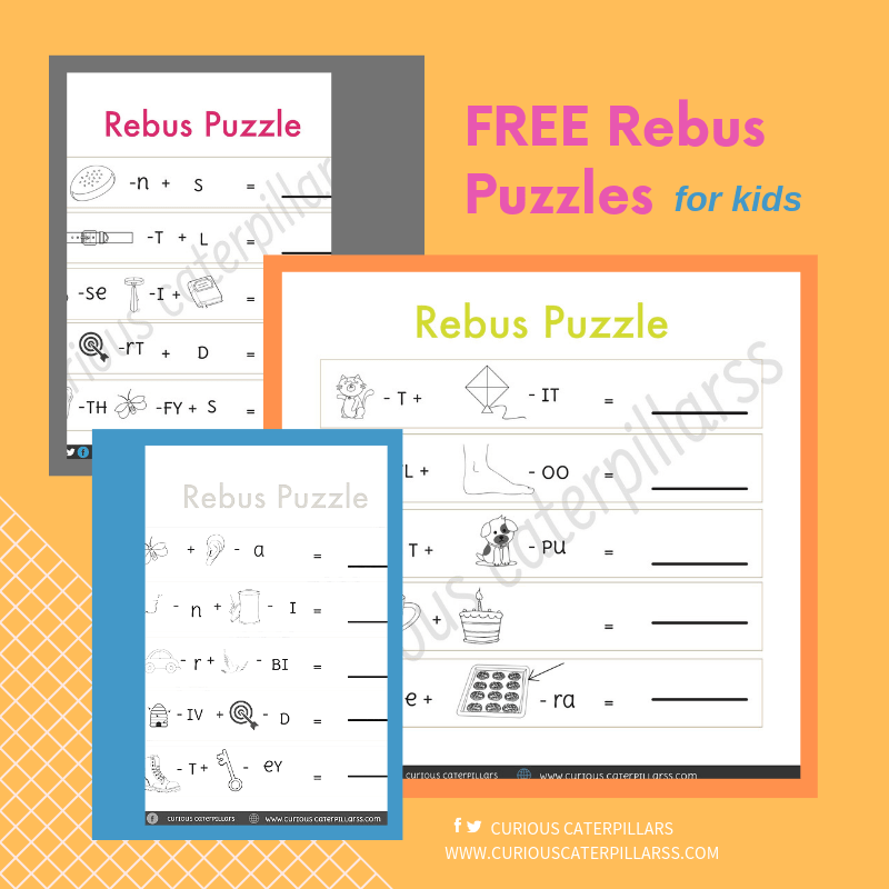 70 Free Rebus Puzzles for Kids With Answers