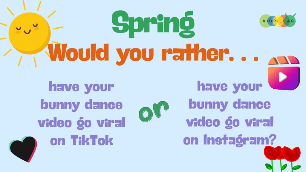 spring would you rather for friends