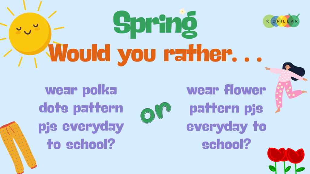 Spring would you rather game funny