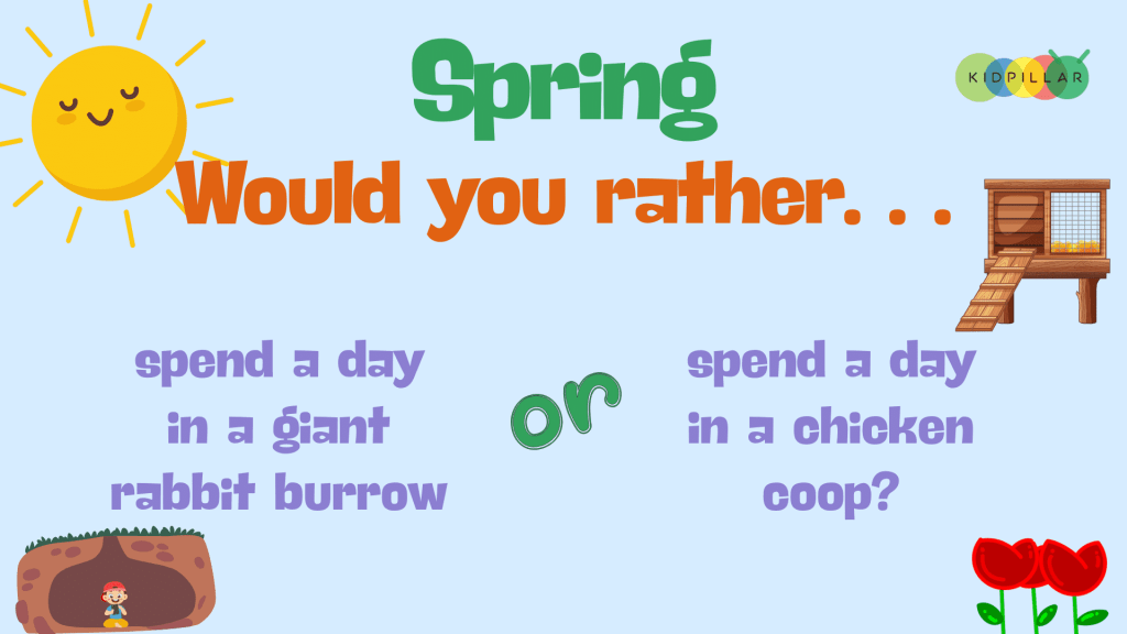 spring would you rather game kids