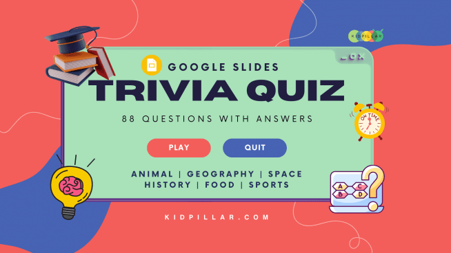 Trivia for classroom google slides