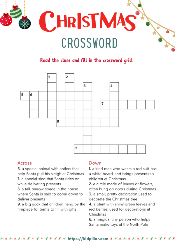 Christmas Crossword